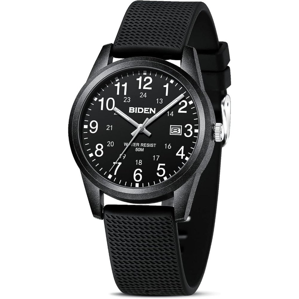 LN LENQIN Men's Analog Quartz  Waterproof  Time Glowing Easy to Read Dial watch